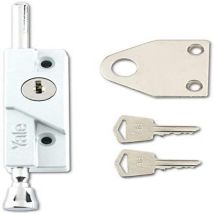 Yale - Locks 8k116 Multi-purpose Door Bolt White Finish Visi Yalv8k116we