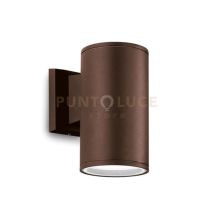 Ges1005- Applique In Alluminio 1 Luce Attacco E27 Colore Ruggine Ip65