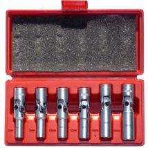 Prese snodate per candelette – Set di 6 – 8mm, 9mm, 10mm, 12mm, 14mm, 16mm – Automaster