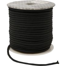 Corda Di Poliestere, Spessore 4 Mm, Nero, 40 M