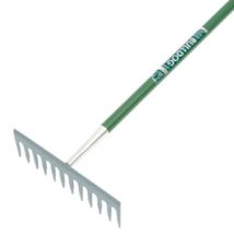 Bulldog – Evergreen Garden Rake – 12 Tines – Steel Handle – Aluminium Shaft – 1370 mm Length