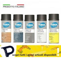 Primer Fondo Vernici Speciali Metallo Alluminio Polistirolo Legno Interno E Esterno Rapida Essiccazione – Per Legno - Ferox