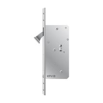 Cerradura para puerta corredera BB – Diámetro de perno: 55 mm – Dimensiones: 20 x 257 mm – Acabado níquel