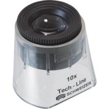 Schweitzer - Lupa De Pie Aumento 10x Ø30mm Fix Tech-line Schweizer