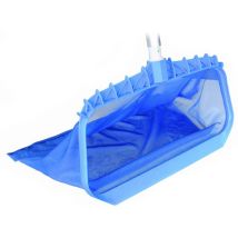 Escoba de piscina con red profunda 52 x 30 cm – Plástico – Color azul – Compatible con mango telescópico