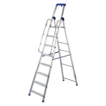 Gierre - Professionelle Doppelleiter Mit Griffen 10 Gr. - Offen 293 Cm/geschlossen 317 Cm