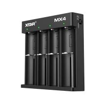 Chargeur de pile – USB-C – Compatible NiMH et Li-ion – Noir – Acomoda Textil