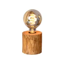 Lampada Da Comodino Onli "trabo" In Legno Di Pino H10 Cm E27