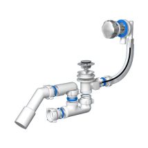 Badewannen-Siphon mit Überlauf und Griff – 50 mm – Hochwertiger Kunststoff – Modernes Design