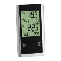 Joker Termometro Wireless Intervallo Di Misurazione Esterno Da -50 A 70 Gradi C / Interno Da 0 A 50 Gradi C H152xl82xp72mm Tfa Plastica