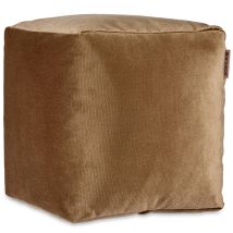 Giftdecor - Gepolsterter Hocker Aus Samt, 30 X 30 Cm