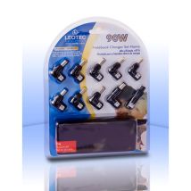 Cargador portátil 90W Leotec – 12 conectores – Protección sobreintensidad y cortocircuito – Diseño compacto y elegante