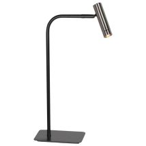 Mexlite - Lampe De Table - Lumo - Acier Noir - Métal - Lampe De
