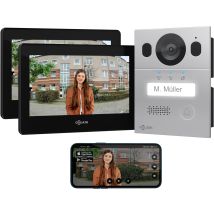 Goliath Basic 2-draht Bus Türsprechanlage Fullhd App 150° 1 Familie Aufputz 2 X Innenstationen