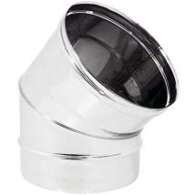 Gomito Inox Aisi 304 45° Cm 20 Zincogroup