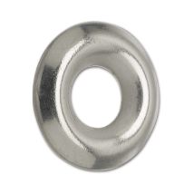 Dransfeld - Scheiben Ohne Fase Fassonscheibe Für Senkschrauben Ø 3,9x10 Mm, Stahl Vernickelt