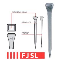 Fj3 Sl 53 Mm - Da 250 Pz: Chiodi Mondial Per Cavalli Da Corsa Fj Sl