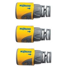 Hozelock - 3 X 2050 Garden Hose End Connector 1/2in 12.5mm Fitting