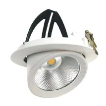 Silamp - Faro Led Cob 30w A Incasso Rotondo Orientabile 220v F.i.180-185mmluce Neutra Naturale 4200k