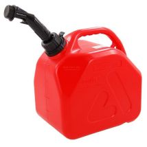 Neilsen - 5l Jerry Can Fuel Plastic Petrol Diesel Red Portable 5 Litre And Spout Ct5927