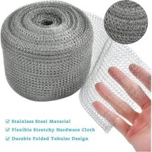 Rete Anti Roditori In Acciaio, 127 Mm X 15 M, Ideale Per Proteggere Piante E Riempire Fessure