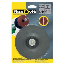 Backing Pad For Drill Mount – 125mm – 12mm Thickness – 6mm Spindle Size – DEBRAY