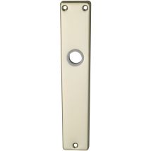 Langschild EUROPA – Aluminium – neusilber eloxiert – ungelocht – 18 mm Ansatz