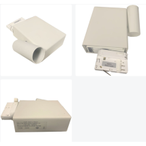 Flos - F2437009 Fort Knox 2 Trac Faretto A Binario Bianco Per Lampadina 70w Gx8,5 Cdm-r111