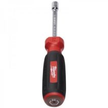 Milwaukee – 5.5mm Hex Screwdriver – Hollowcore Design – Magnetic Retention – Chrome Plated Steel – Universal Driver Head