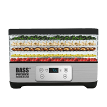 Powermat - Secador De Setas, Frutas Y Verduras De 300 W Con Bandejas Regulables. Compartimento Grande