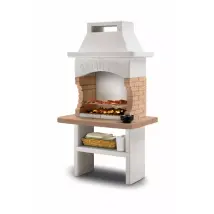 Barbecue A Carbonella In Cemento Palazzetti "gran Canaria" 110x71x197 Cm