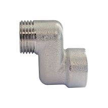 Somatherm – Connettore eccentrico 1/2" (15x21) in ottone nichelato – Raccordo maschio femmina – 601520707