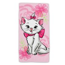 Argofield - Disney Marie Cat Baumwolle Strandtuch Frottee Badetuch Mit Premium Druck, 70x140 Cm