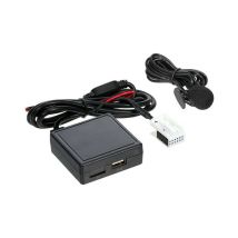 Adattatore Audio Vivavoce Wireless Rd4 Con Bluetooth, Aux E Usb Di Ricambio Per Peugeot C2 C4 307308 - Nero