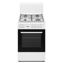 Italia Sn554we. Tipo Di Prodotto: Cucina, Colore Del Prodotto: Nero, Bianco, Tipo Di Controllo: Manopola. Tipo Di Piano Cottura: Gas, Numero Totale Di