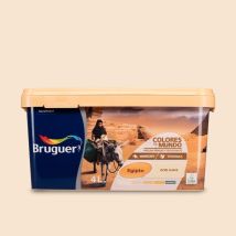 Colores Del Mundo Pintura Para Paredes Monocapa Egipto Ocre Suave 4 L - Egipto Ocre Suave - Bruguer