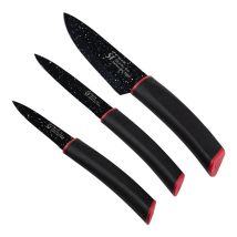 San Ignacio - Set De Keops Marmor-messer Sg-4136 Schwarz Edelstahl 3 Stück