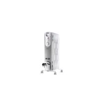 Bain D'Huile-1500 W-thermostat-hors Gel-3 Allures-eléments 3d- Roulettes - Poignée - Blanc - Supra