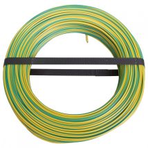 Blanc Habitat - Cable Eléctrico H07vu Verde / Amarillo, 1,5 Mm² L.100 M Centrale Brico