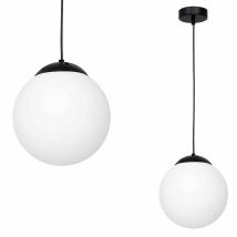 Lámpara colgante negra 1xE27 – LIMA – Diseño moderno para comedor y sala de estar – Garantía de 24 meses