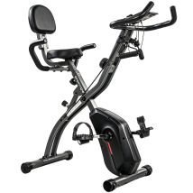 Sportnow Cyclette Da Casa Magnetica A 8 Livelli Pieghevole Con Display Lcd Nero
