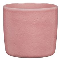 Solido. Pot De Fleurs En Céramique. Couleur : Rosea. 21.2 Cm De Diamètre. 19.3 Cm De Haut. 5.6 L Vol. - Scheurich