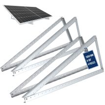Nuasol - Soporte Elevado Para Módulos Solares Hasta 105 Cm Tejado Plano Fv