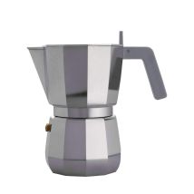 Cafetera Moka Alessi Gris 300 Ml Diseño Octogonal