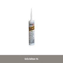Mastic Silicone Pour Pierre Naturelle - Gris Béton 14 - 310 Ml