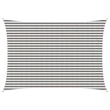 Vidaxl Sunshade Sail Light Grey And White 3 X 6 M Hdpe