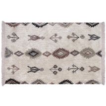 Vivaraise - Tapis Dawlish En Coton 100% - Motif Berbère Frangé - 160 X 230 Cm