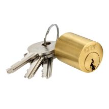 Serratura A Cilindro Iseo 56310801.5 80 Mm Ottone Lucido
