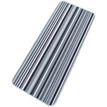 HDI Fußmatte grau 50 x 200 cm – 100% Polyamid – rutschfest – waschbar bei 30°