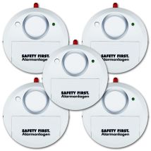 Set di allarmi anti rottura vetro KH Security – 5 pz – Potenza sonora 120 dB – Raggio d'azione 4 m
